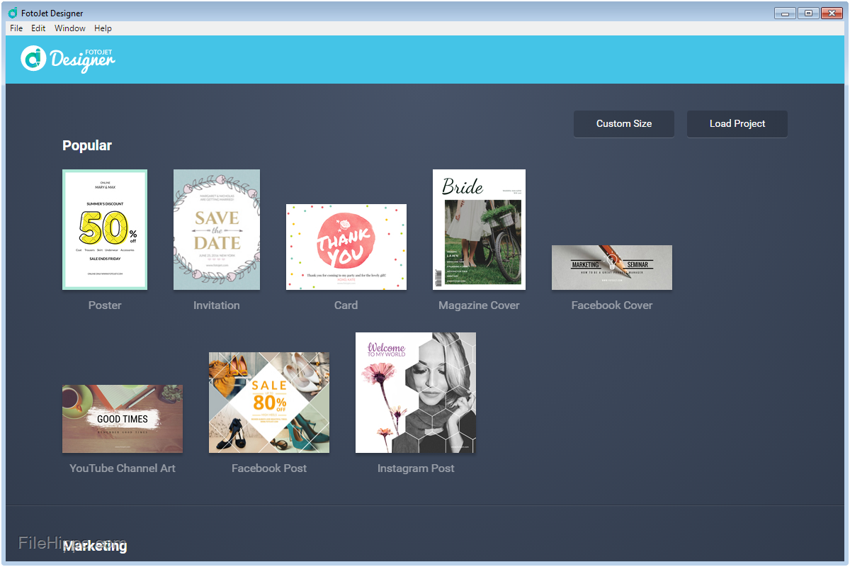 FotoJet Designer Free Download offline installer